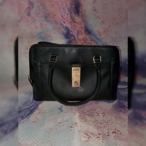 Black Guess Satchel Purse